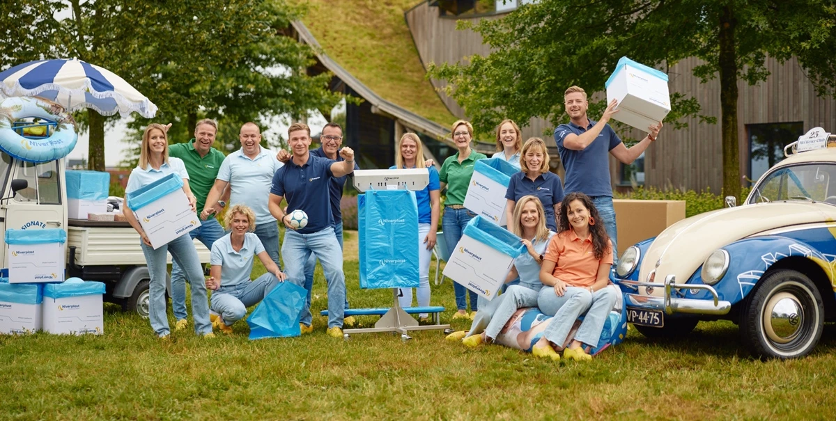 Teamfoto blij